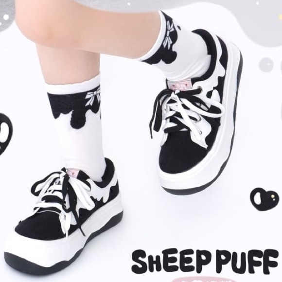 90’s PLATFORM LOLITA Sneakers! Club Kids, Vintage - Picture 3 of 10